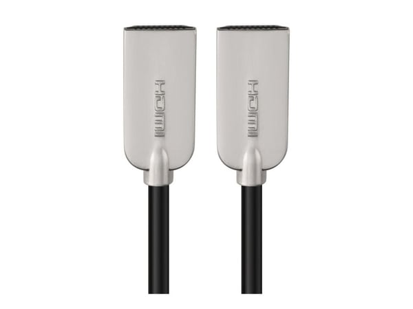 MicroConnect - High Speed - HDMI-kabel med Ethernet - HDMI hann til HDMI hann - 50 cm - svart - supersmal