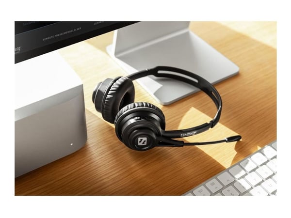Sandberg - Hodesett - full størrelse - Bluetooth - trådløs, kablet - aktiv støydemping - USB-C