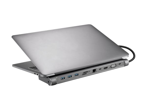Sandberg USB-C 10-in-1 Docking Station, Alu