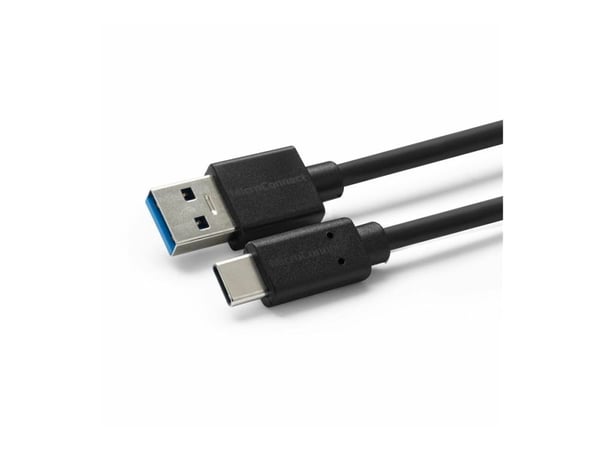 MicroConnect - USB-kabel - USB-C (hane) till USB typ A (hane) - USB 3.2 Gen 2 - 3 A - 1.5 m - USB Power Delivery (60W) - svart