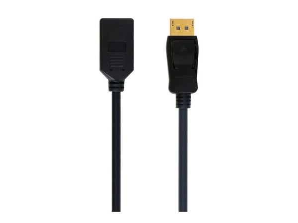 MicroConnect - DisplayPort-förlängningskabel - DisplayPort (hane) spärrad till DisplayPort (hona) - DisplayPort 1.1a - 2 m - 2560 x 1600 (WQXGA)-st...