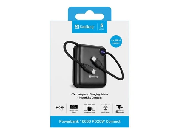 Sandberg Powerbank 10000 PD20W Connect
