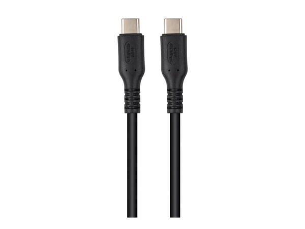 MicroConnect – USB-kaapeli – 24-napainen USB-C (uros) – 24-napainen USB-C (uros) – 20 V – 3 A – 3 m – musta