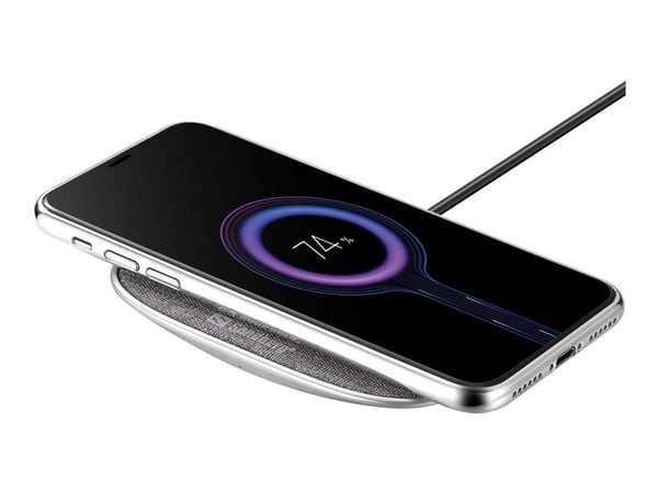 Sandberg Wireless Charger Deck 15W, Sisätila, USB, 9 V, Langaton lataaminen, 0 m, Alumiini, Harmaa