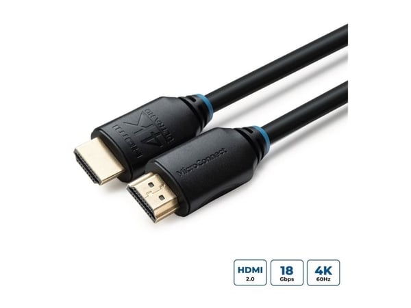 MicroConnect HDMI - HDMI 1m kaapeli musta (MC-HDM19191V2.0)