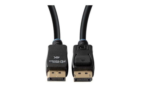 MicroConnect - DisplayPort-kaapeli - DisplayPort (M) katkoviivoitettu - DisplayPort (M) katkoviivoitettu - DisplayPort 1.2 - 2 m - tukee 4K 60 Hz (...