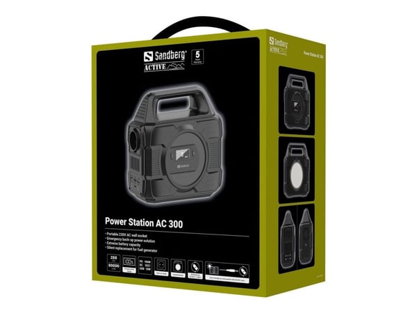 Sandberg Power Station AC 300 -varavirtalähde 296 Wh 300 W
