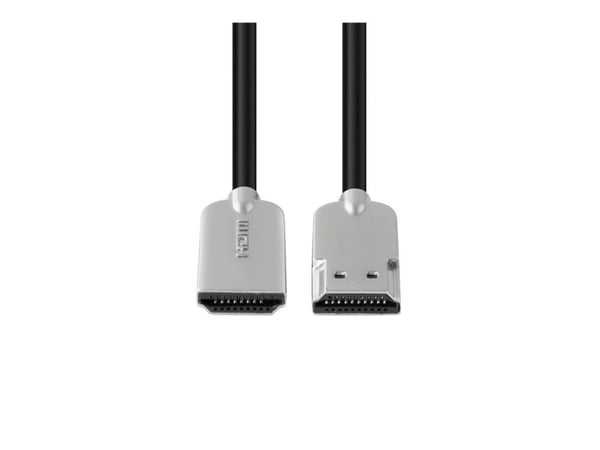 MicroConnect - High Speed - HDMI-kabel med Ethernet - HDMI hann til HDMI hann - 50 cm - svart - supersmal