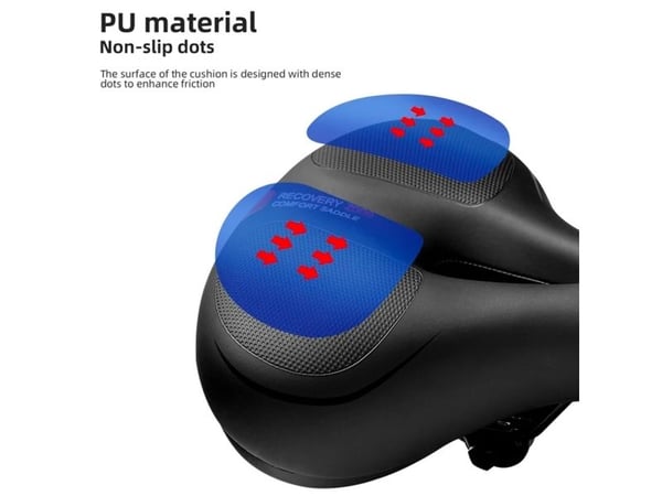 Bicycle saddle Rockbros AQ-6090R (Black-Red)