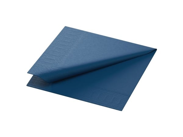 Serviet 24x24 cm 2-lag Mørkeblå,8 pk x 300 Stk/krt