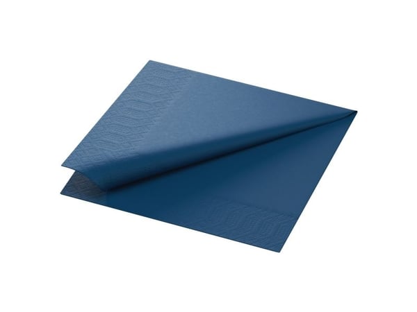 Duni - Serviet - Størrelse 33 x 33 cm - engangs - mørkeblå (pakkaus 125 kpl)