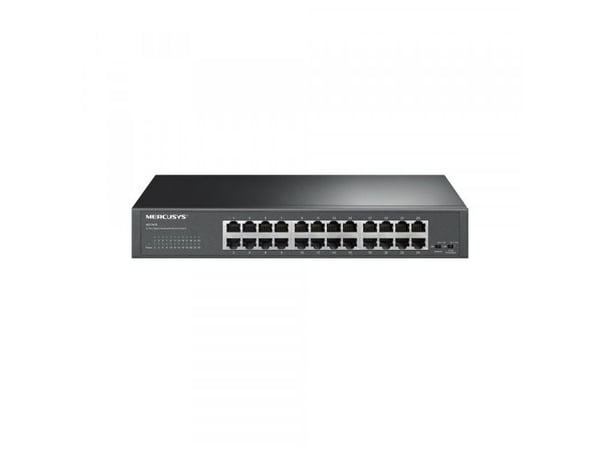 Mercusys MS124GS, Gigabit Ethernet (10/100/1000), Rackmontering