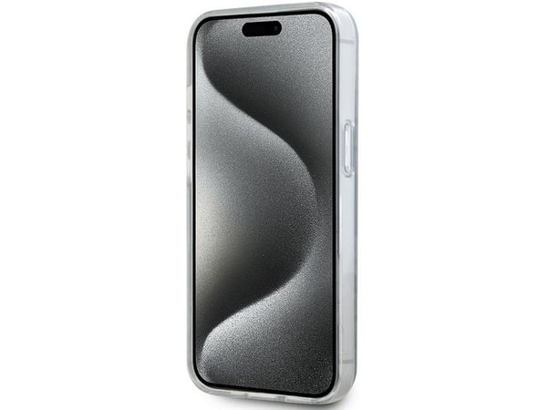 Apple iPhone 13 / 14 / 15 DKNY dėklas IML Mono & Stripe MagSafe (DKHMP14SHRHSEK) juodos spalvos