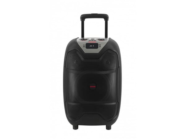 Aiwa KBTUS-500, 50 W, 400 W, 25,4 cm (10"), 7,62 cm (3"), PA-system på hjul, Svart