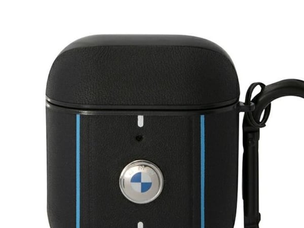BMW Leather Color Lines Deklas AirPods 1/2 - Juodas