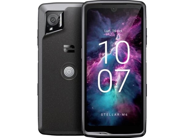 Crosscall Stellar-M6, 15,5 cm (6.1"), 6 GB, 128 GB, 50 MP, Android 14, Svart