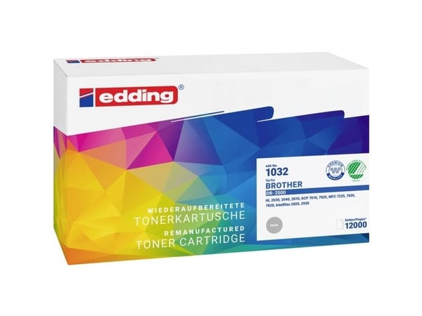 Edding EDD-1032, Yhteensopiva, Brother, DCP 7010, DCP 7010 L, DCP 7020, DCP 7025, Fax 2820, Fax 2820 ML, Fax 2820 P, Fax 2820 Series, Fax..., 1 kpl...