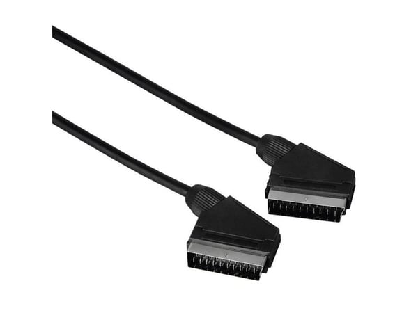 Hama 00205081, 1,5 m, SCART (21-pin), SCART (21-pin), Hankjønn, Hankjønn, Svart
