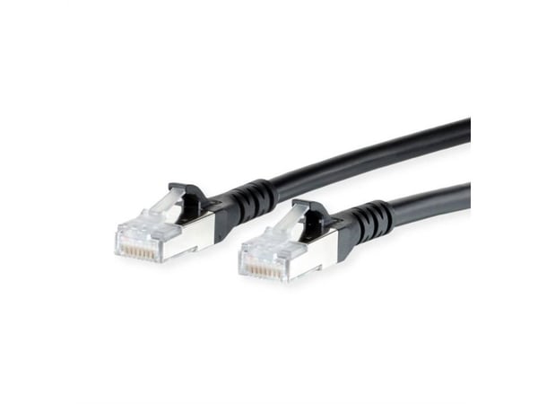 METZ CONNECT 130845H000-E, 80 m, Cat6a, S/FTP (S-STP), RJ-45, RJ-45, Svart