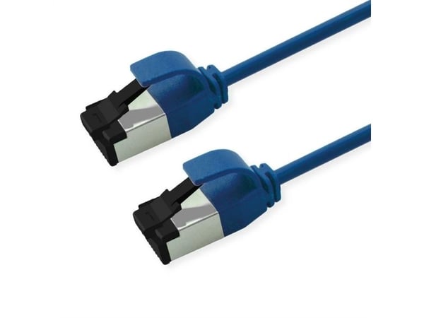 ROLINE 21.15.3440, 0,5 m, Cat8.1, S/FTP (S-STP), RJ-45, RJ-45, Blå
