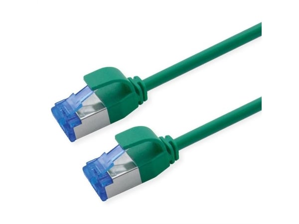 ROLINE 21.15.4332-100, 2 m, Cat6a, S/FTP (S-STP), RJ-45, RJ-45, Grønn