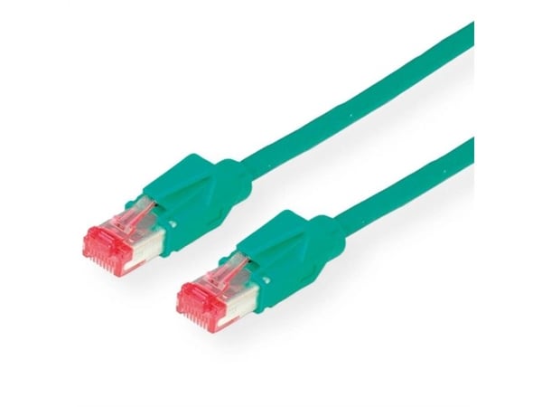 Dätwyler Cables S/FTP Patch cable Cat6, Green, 5m, 5 m, Grønn