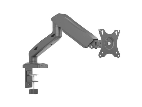 ICY BOX monitorarm enkel upp till 32''-bord VESA-kompatibel ergonomisk grå (61073)