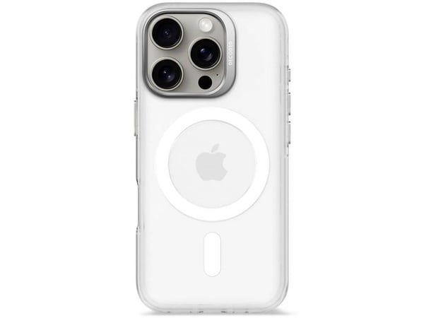 Decoded Clear Case, Mobilskal, Apple, iPhone 16 Pro, 16 cm (6.3"), Transparent, Vit