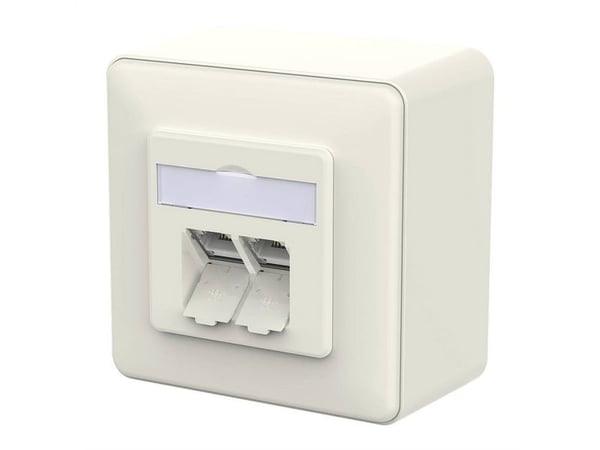 METZ CONNECT 130D380002-I, RJ-45, valkoinen, 1 kpl