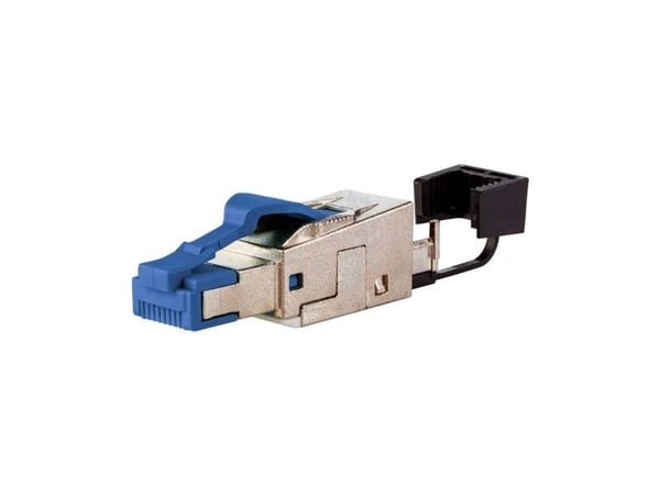 METZ CONNECT 40G RJ45 field plug pro, RJ45, Sininen, Uros, Suora, Muovi, Sinkki, Cat8.1