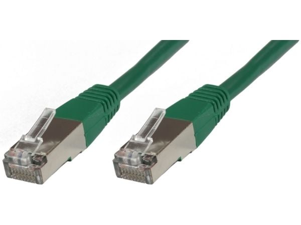 MicroConnect - Nettverkskabel - RJ-45 (hann) til RJ-45 (hann) - 20 m - SFTP, PiMF - CAT 6 - halogenfri, flertrådet - grønn