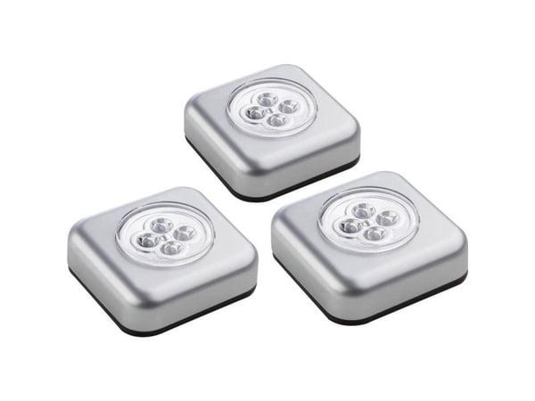 Müller Licht 400136 Liten mobil lampa Set med 3 LED (RGB) Silver