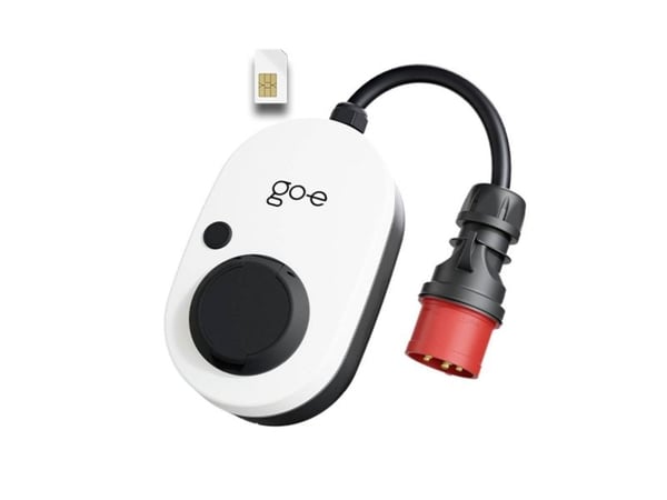 go-e Charger Gemini flex 2.0 - 22 kW mobil ladeboks med 4G/LTE (3-fase 32A) - Leveres uten ladekabel og adapter