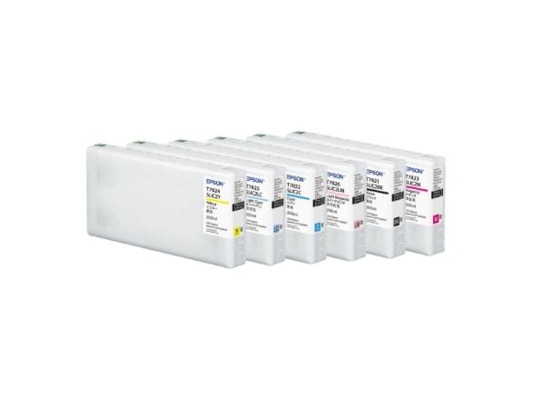 Epson T7825 - 200 ml - vaalean syaani - alkuperäinen - mustekasetti - SURELAB SL D700:lle