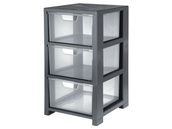 Skuffesystem, CEP, 59,5 x 35 x 32,5 cm, 3 skuffer