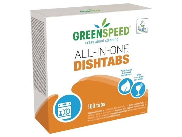 Opvasketabs Greenspeed all-in-one - (100 stk.)