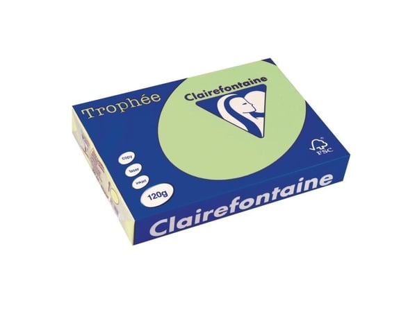 Clairefontaine Trophée A4, Kopiointi, A4 (210x297 mm), 120 g/m², Vihreä