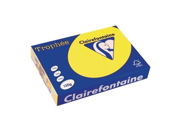 Farvet papir Trophée, A4, 120g, paino 1292, pakkaus 250 arkki