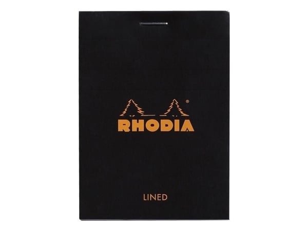 Muistilappu, Rhodia, viivoitettu, A7, 40 arkkia, 80 g