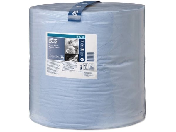 Tork 130070 tørkepapirrull W1 2-lags 340 m 36,9 cm, blå