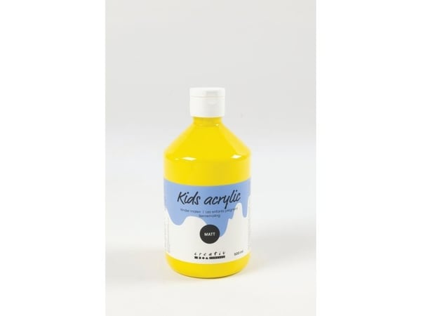 Akrylfärg A-Color 02 - matt, gul, 500 ml