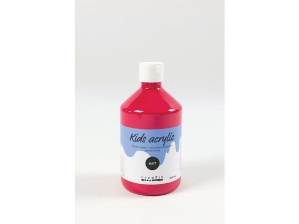 Akrylfärg A-Color 02 - matt, primärröd, 500 ml