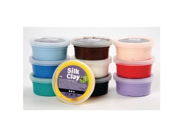 Silk Clay 79143 standard 40g ass färger (10 st.)