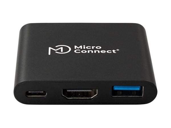 Microconnect MC-HUBAV1, dokking, Hvid, 30 g, 282 mm, 99 mm, 48 mm