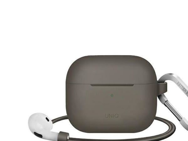 UNIQ Vencer AirPods 3:e generationen Silikonfodral beige/mörk sand