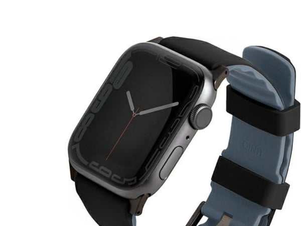 Uniq Išmaniojo laikrodžio Apple 4/5/6/7/8/SE dirželis, Juodos spalvos, 38/40/41mm