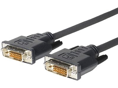 VivoLink Pro - DVI-kaapeli - DVI-D (uros) - DVI-D (uros) - 15 m - muotoiltu, sormiruuvit - musta