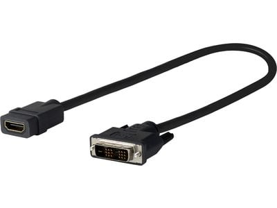 VivoLink Pro - Video adapter - dobbeltlenke - DVI-D hann til HDMI hunn - 20 cm - trippel beskyttelse