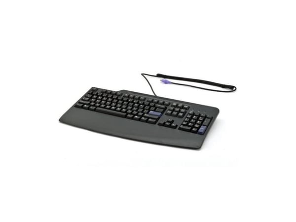 Lenovo 89P9236, Full størrelse (100 og), Koblet med ledninger (ikke trådløs), PS/2, Sort