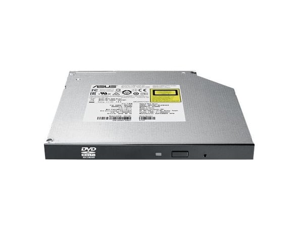 ASUS SDRW-08U1MT - Platestasjon - DVD±RW (±R DL) / DVD-RAM - 8x/8x/5x - Serial ATA - intern - 9,5 mm høyde - svart